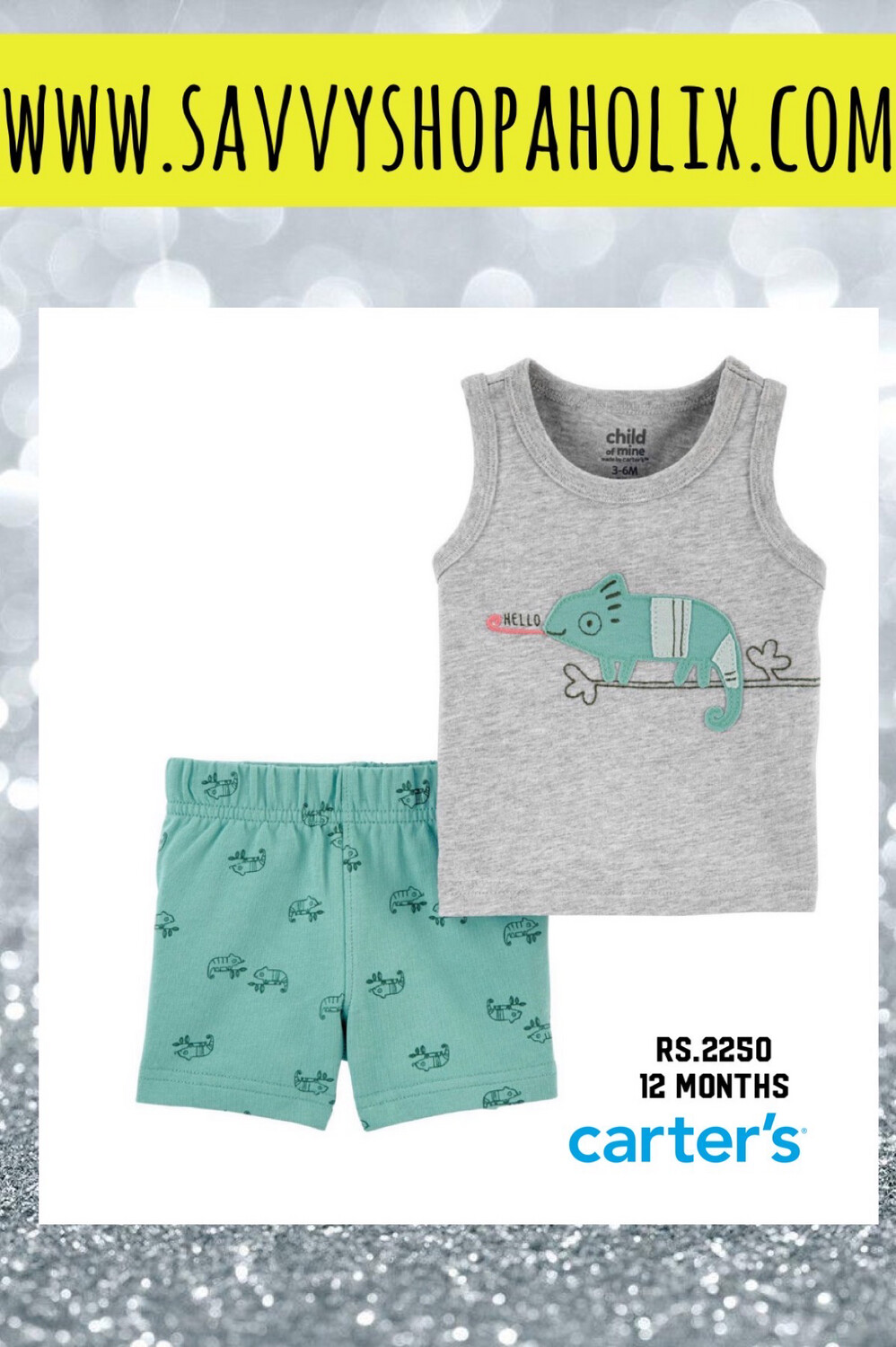 Carter’s 2pc Cotton Shorts Set