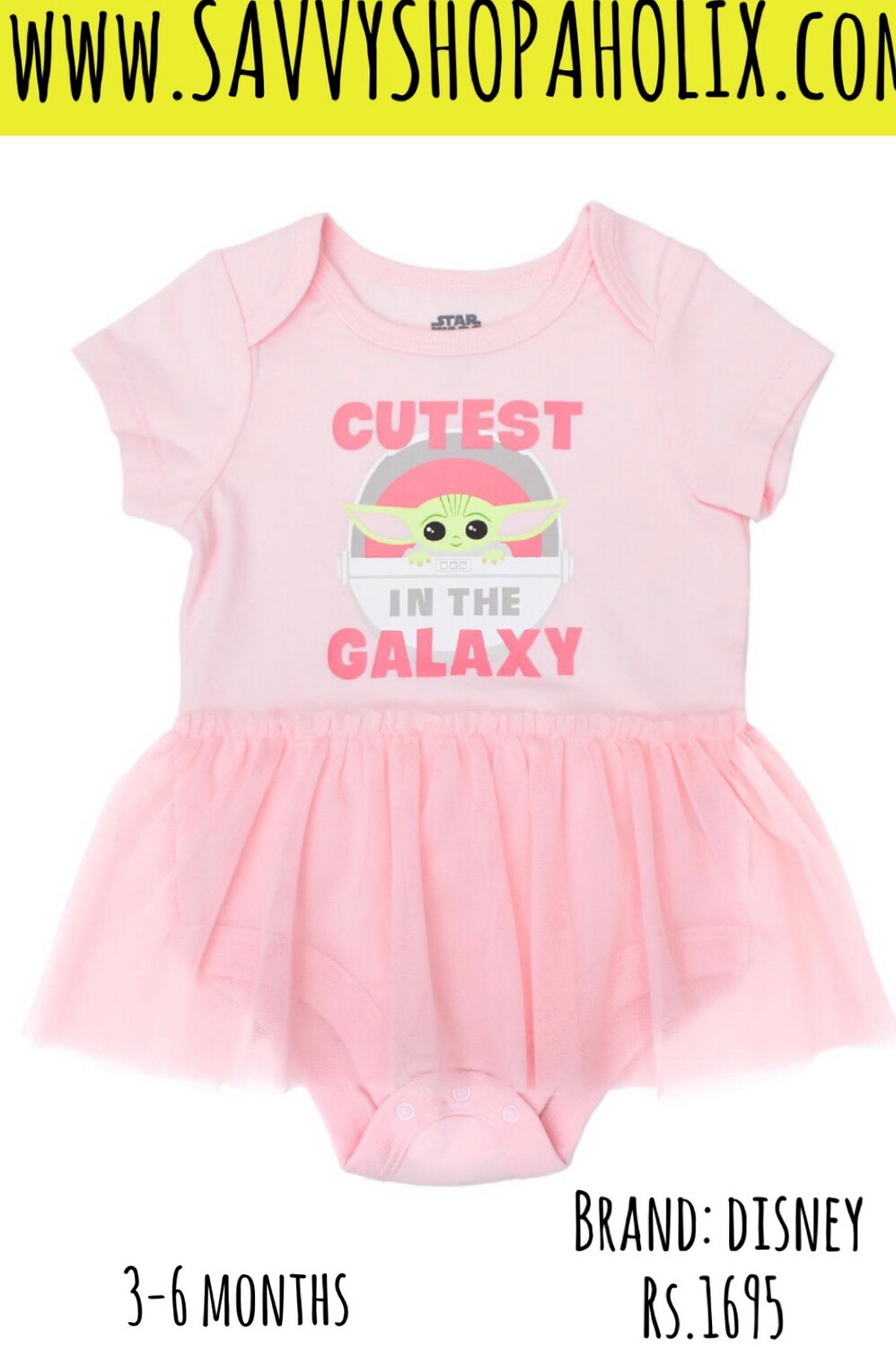 Disney Tutu Bodysuit- Cutest In The Galaxy