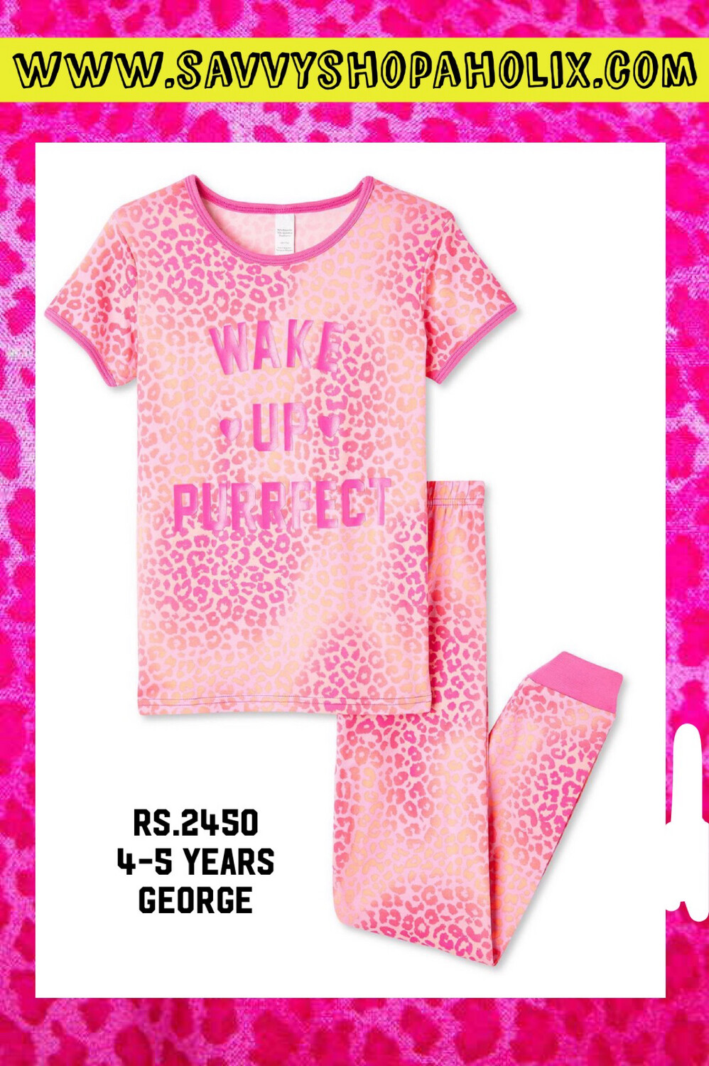 George Night Suit- Wake Up Purfect