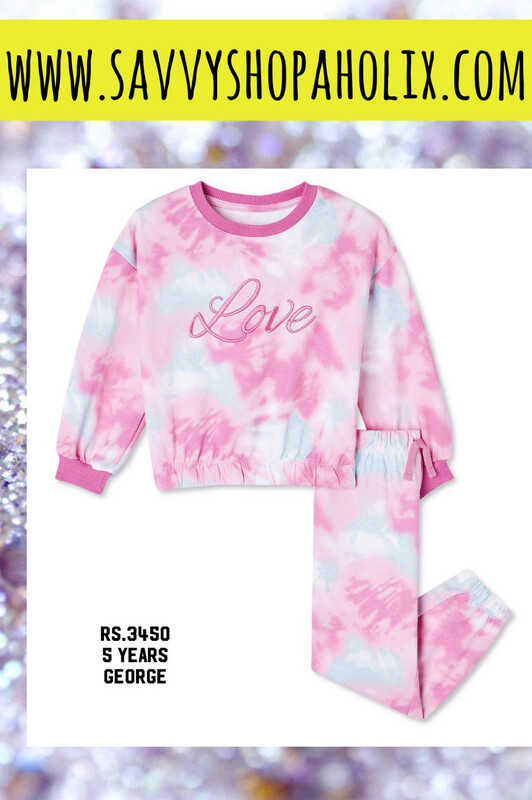 George Toddler Girls Tie-Dye Lounge Wear 2-Piece Set
