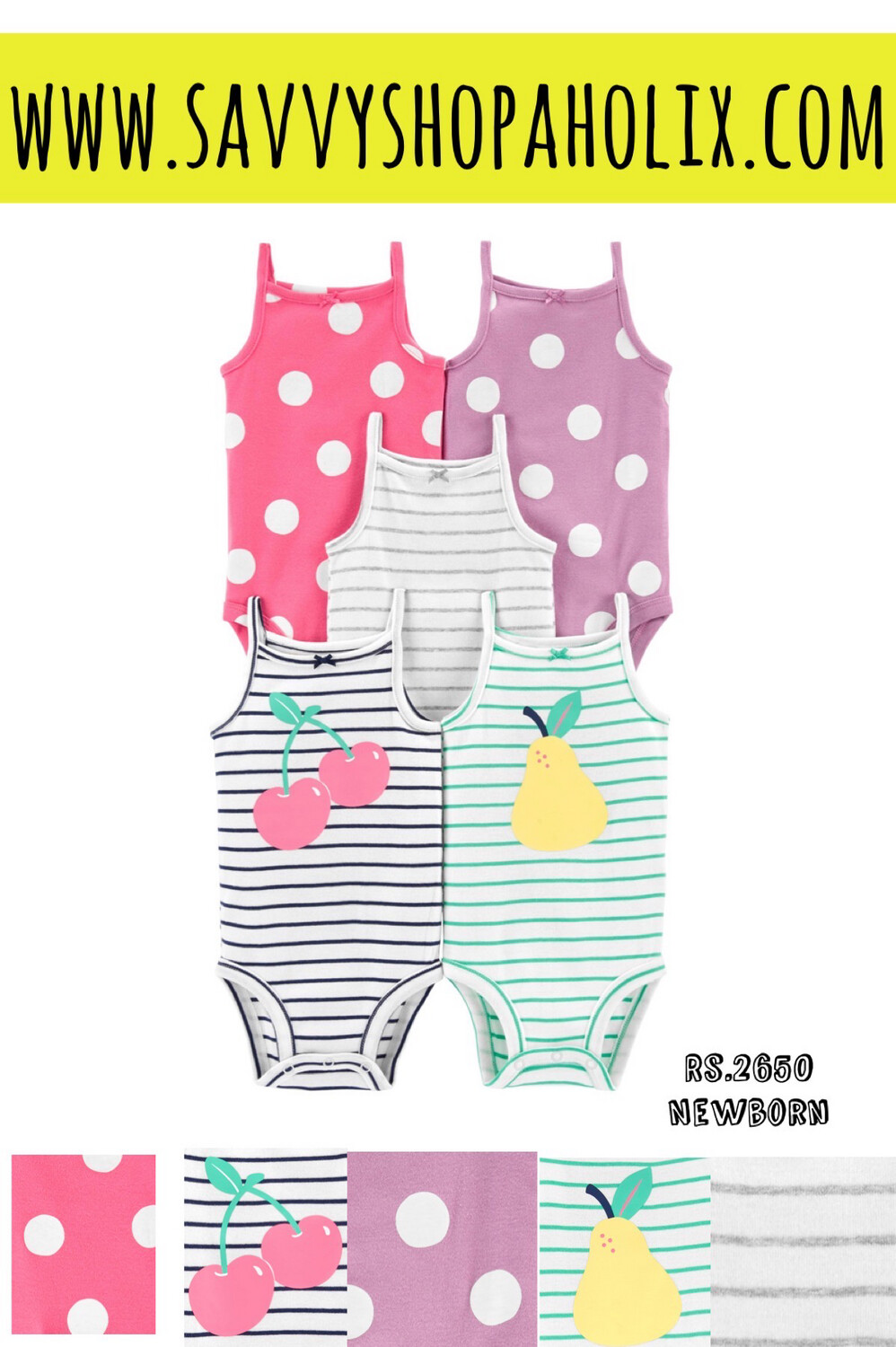 Carter’s Baby 5pk Bodysuit