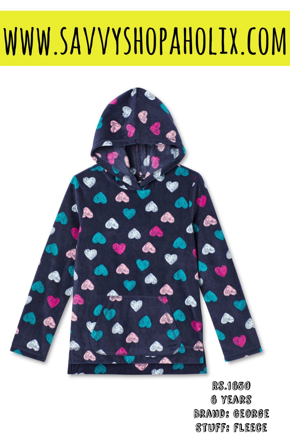 George Fleece Hooded Top