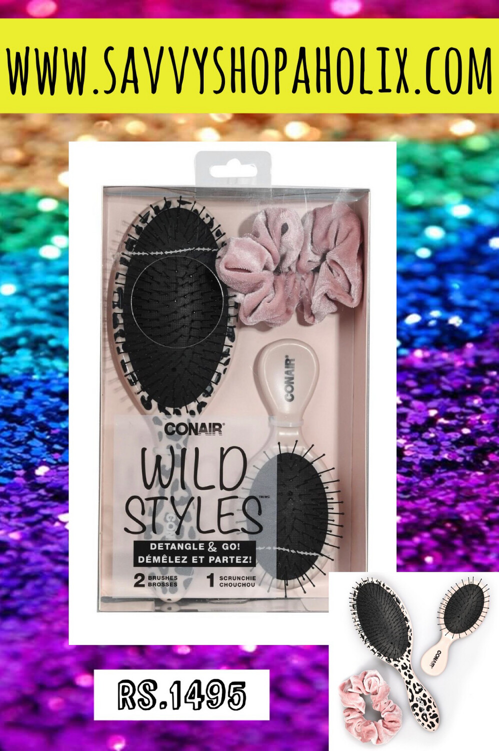 Conair Wild Styles Detangle And Go