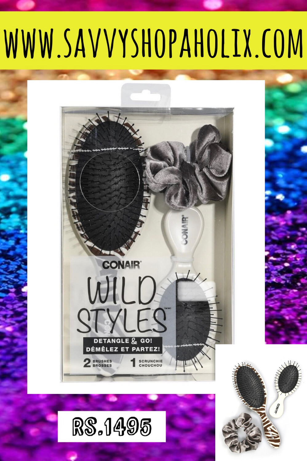 Conair Wild Styles Detangle And Go