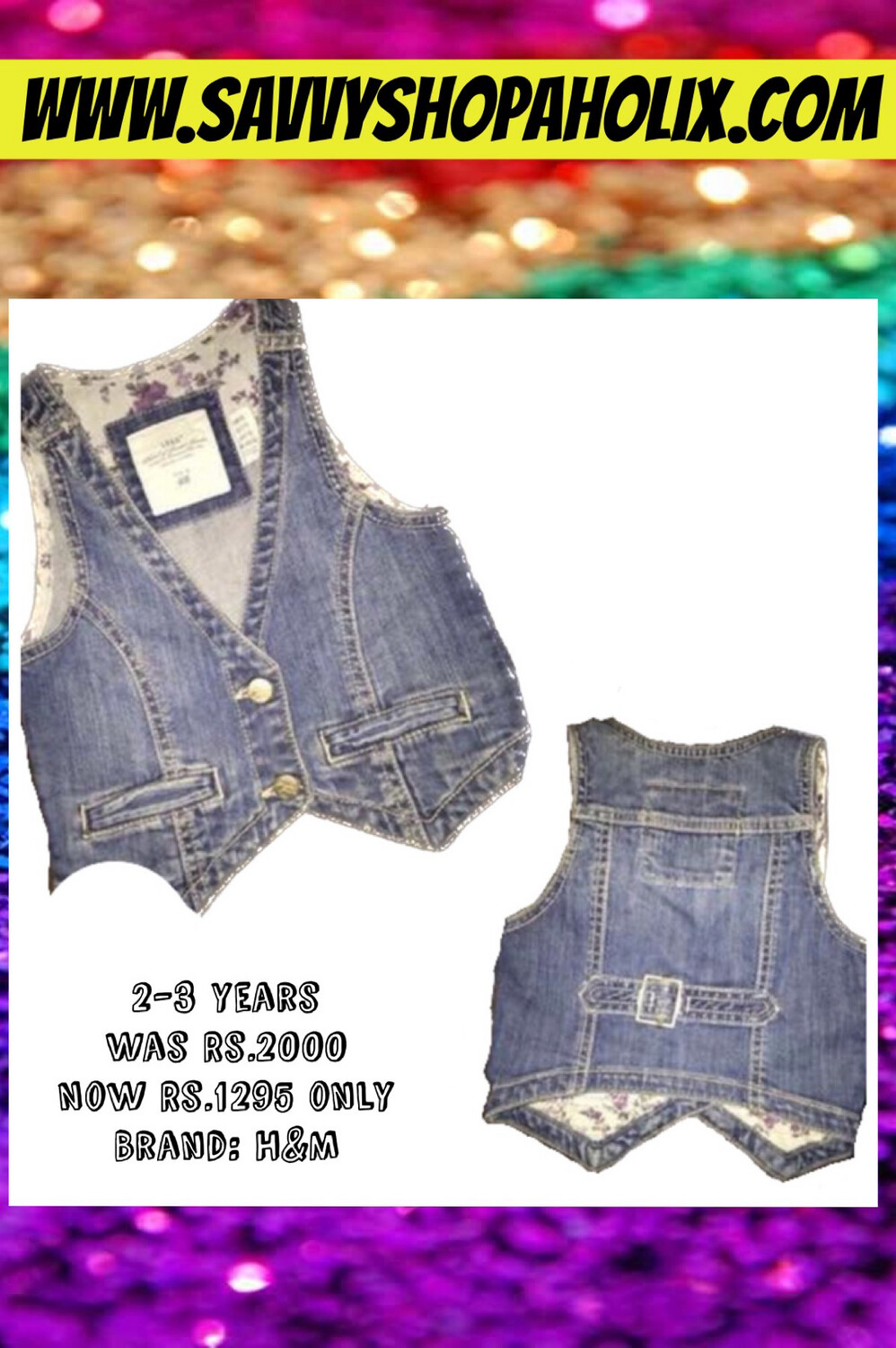 Denim Jacket By H&amp;M 