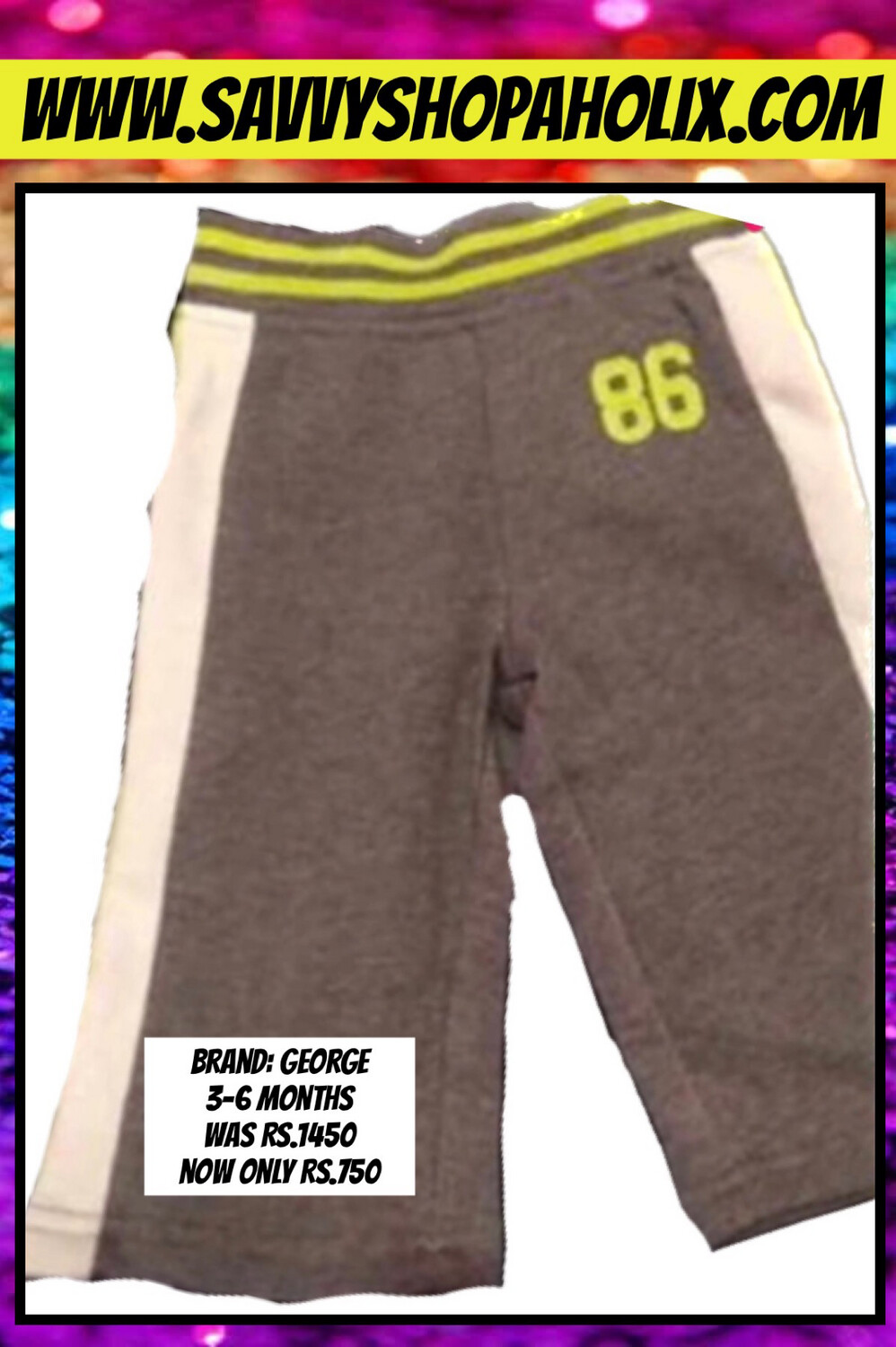 George Baby Boy Sweat Pants
