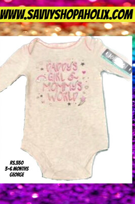 George Bodysuit- Daddy’s Girl And Mommy’s World