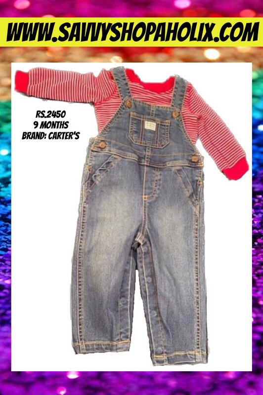 2pc boy&#39;s overalls outfit