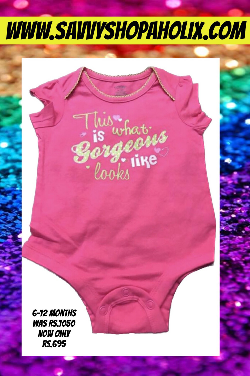 Baby Girl Bodysuit By George- This Is What Gorgeous Looks Like 