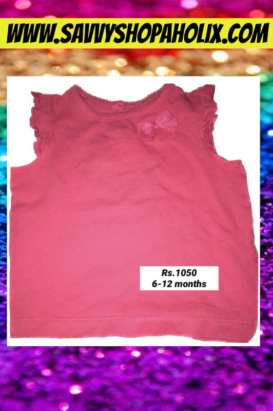 Baby Girl Ruffle Sleeve T-shirt- bow