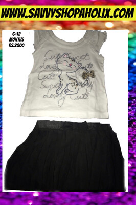 Skirt And T-shirt Baby Girl Outfit