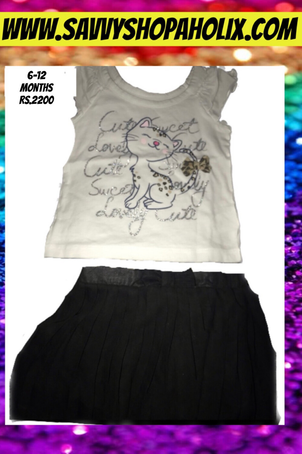 Skirt And T-shirt Baby Girl Outfit