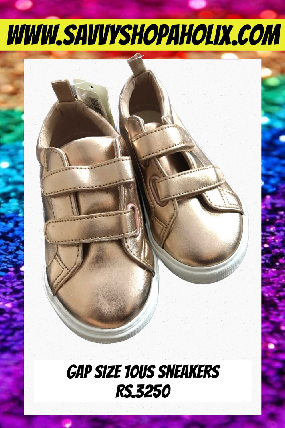 Gold Metallic Sneakers/shoes By Gap