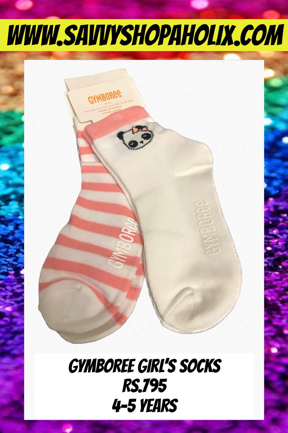 2pk Socks By Gymboree 