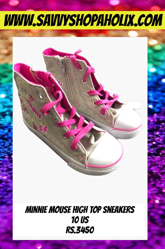 Disney Minnie Mouse Zip Up Boots /Shoes