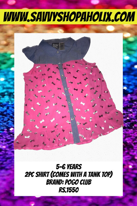 Tank And Shirt Set Metallic Silver Bows