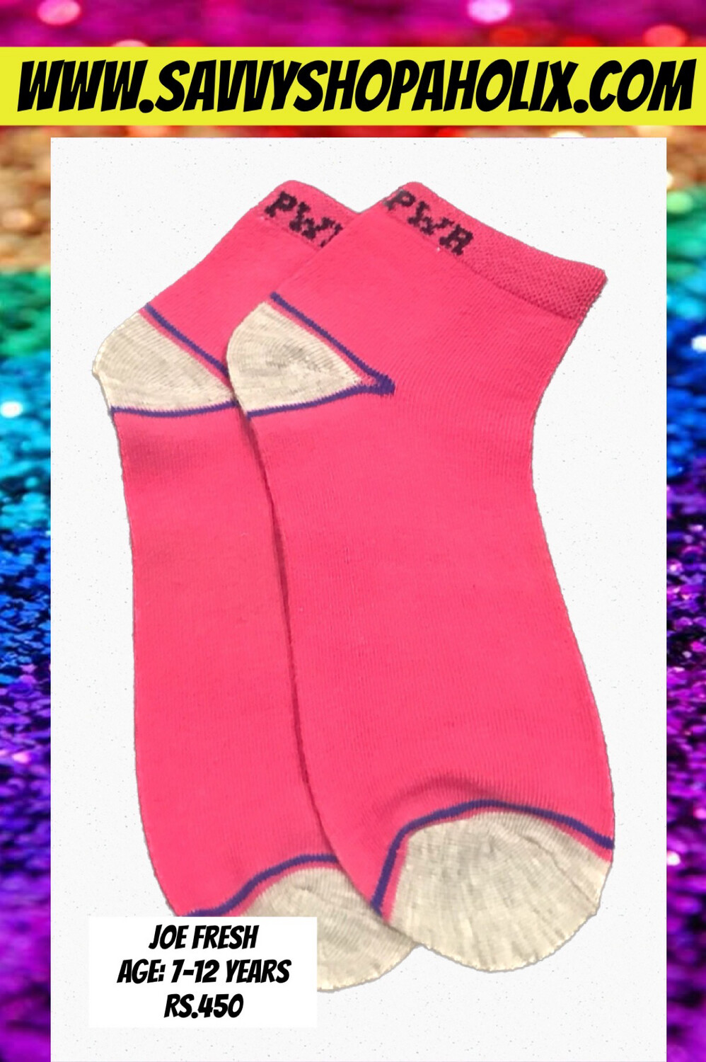 Pink Kid Girl Socks