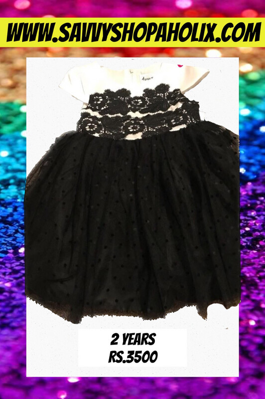 Baby Girl Formal Dress Black And White