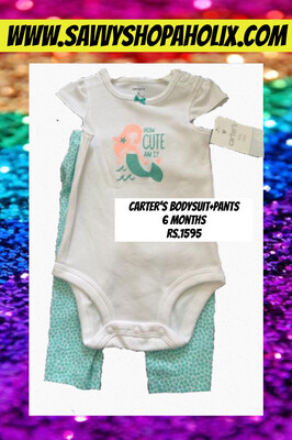 Baby Girl 2pc Outfit By Carter’s-mermaid