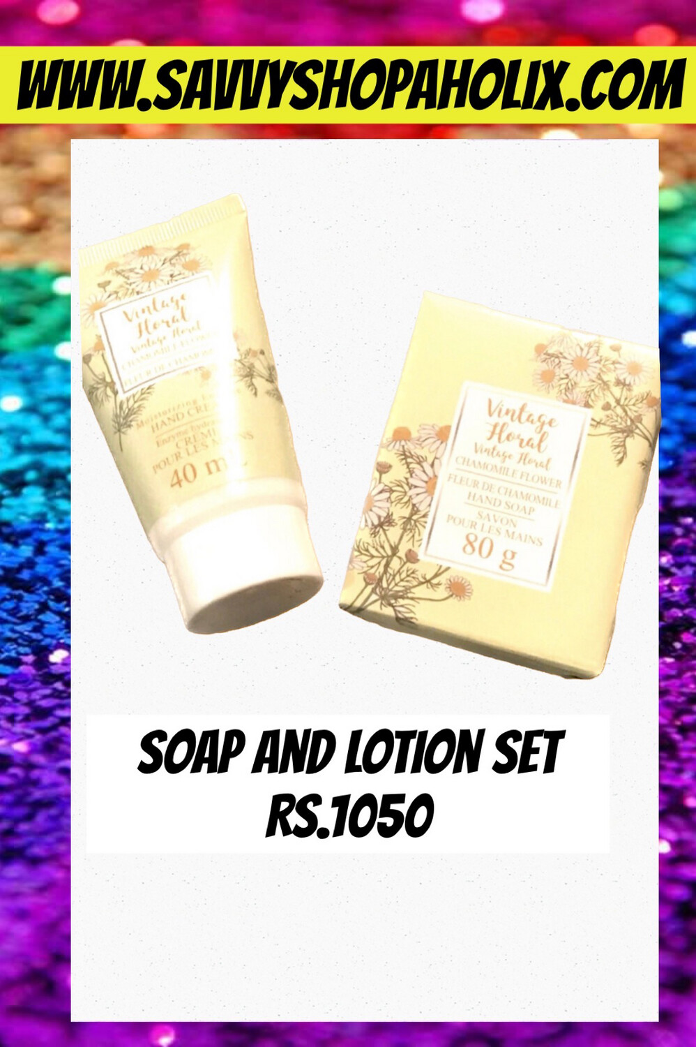 Lotion and soap bar
