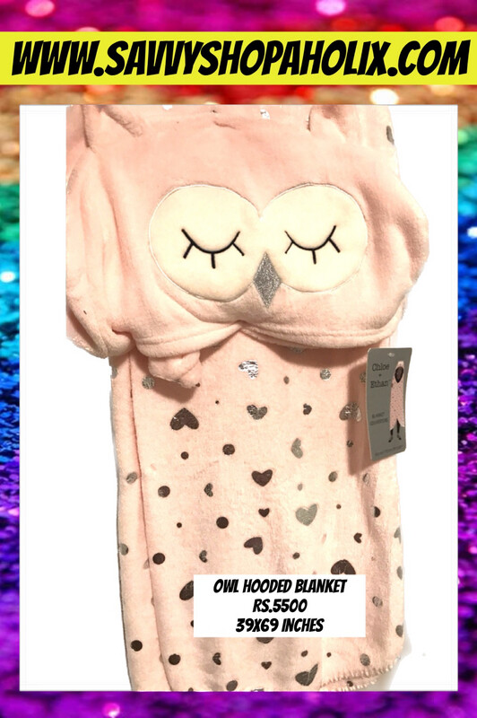 Night Owl Hooded Soft Blanket
