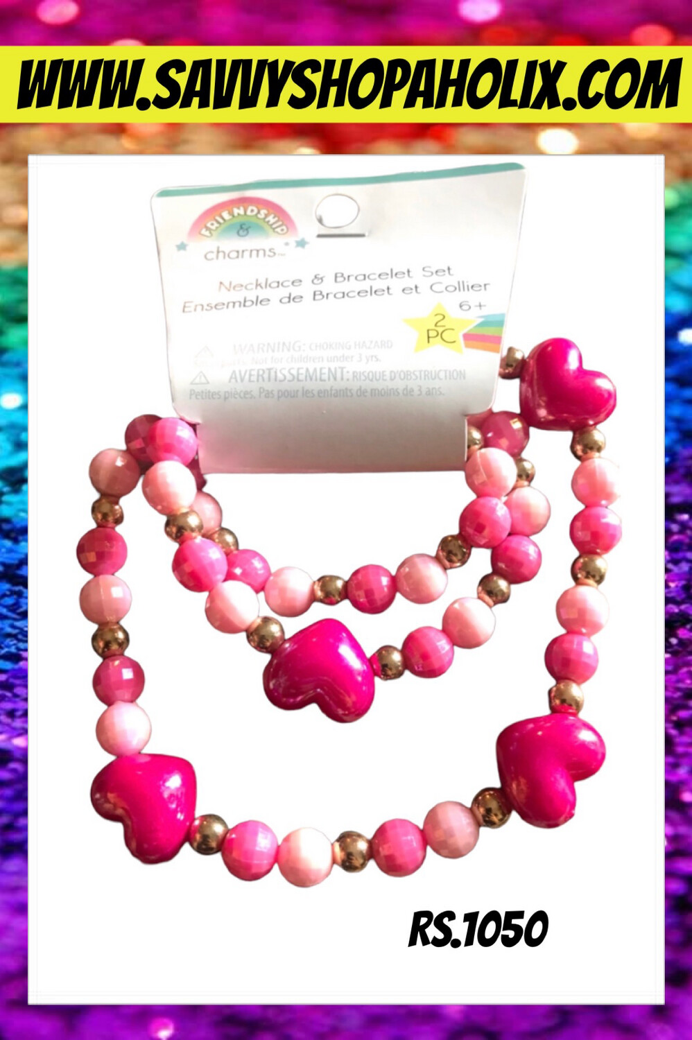Necklace And Bracelet Set By Friendship And Charms
