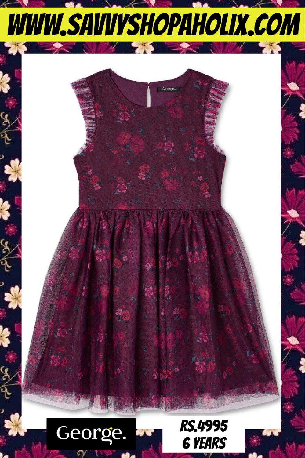 George Girl’s Net Dress