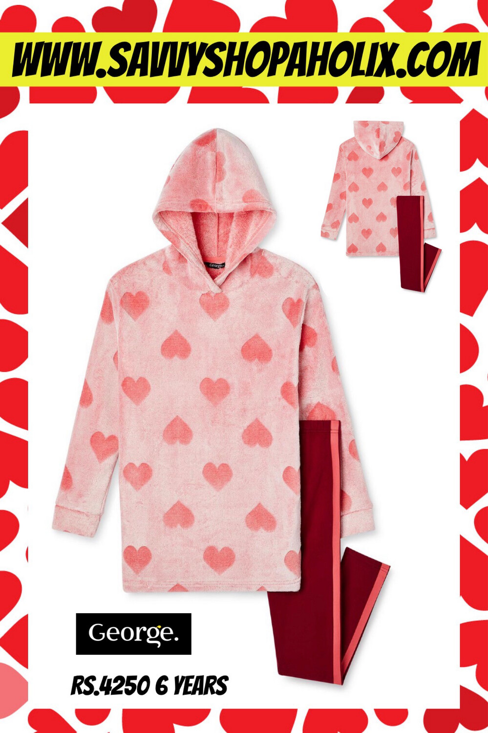 George Girl’s Cozy Tunic And Legging Set