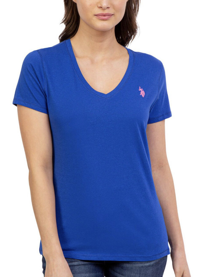 U.S. POLO ASSN Women’s V Neck Tee