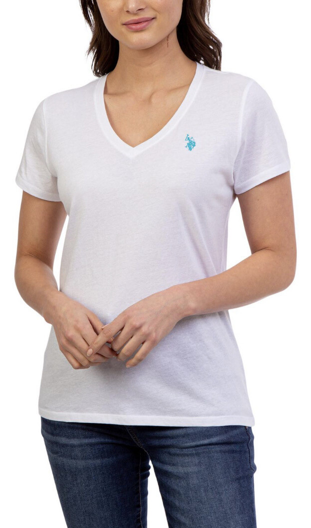 U.S. POLO ASSN Women’s V Neck Tee