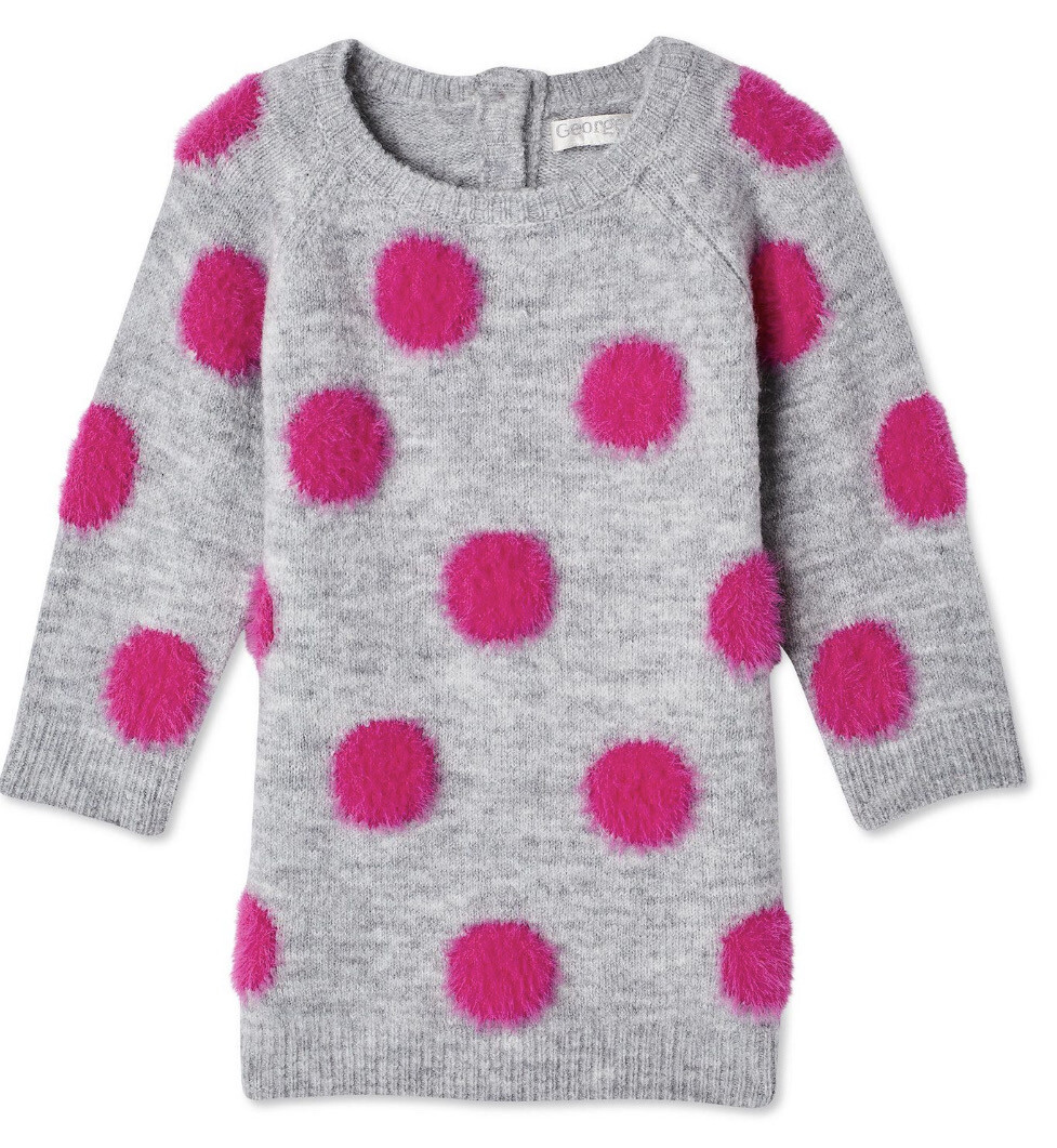 George Sweater Polka Dot Dress