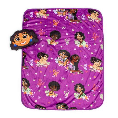 Disney’s Encanto Pillow And Travel Blanket Set
