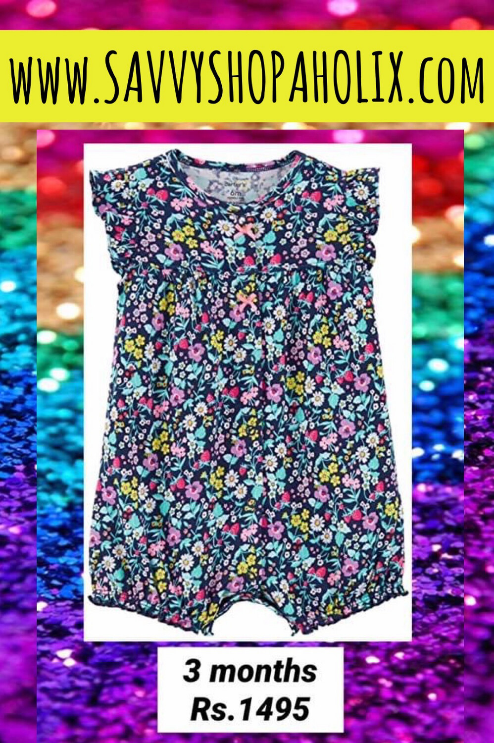 Carter’s Cotton Dress With Diaper Cover
