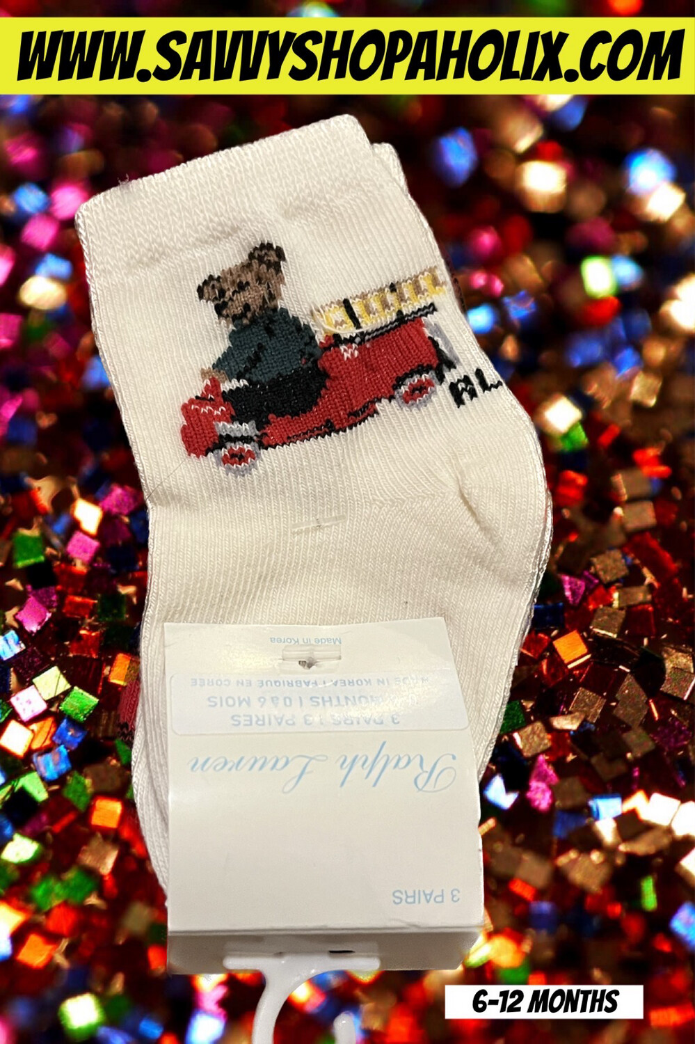 Ralph Lauren 3pk Socks