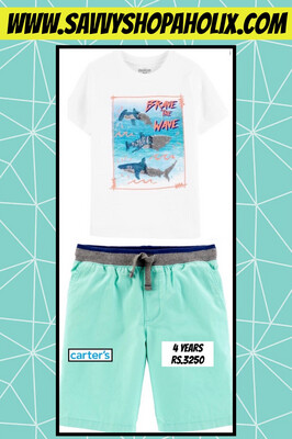 Carter’s 2pc Outfit- Brave The Wave