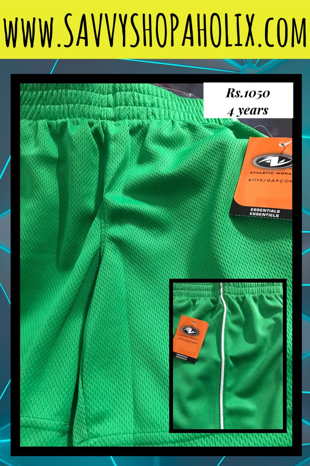 Carter’s 2pc Outfit- Athletic Works Sports Shorts With Carter’s Dino T shirt