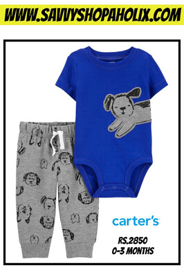 Carter’s 2pc Cotton Outfit- Puppy