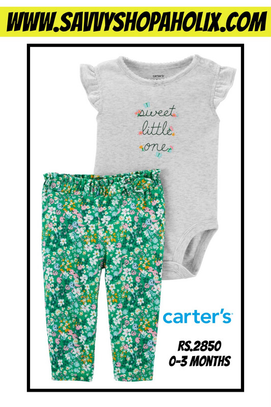 Carter’s 2pc Cotton Outfit- Sweet Little One