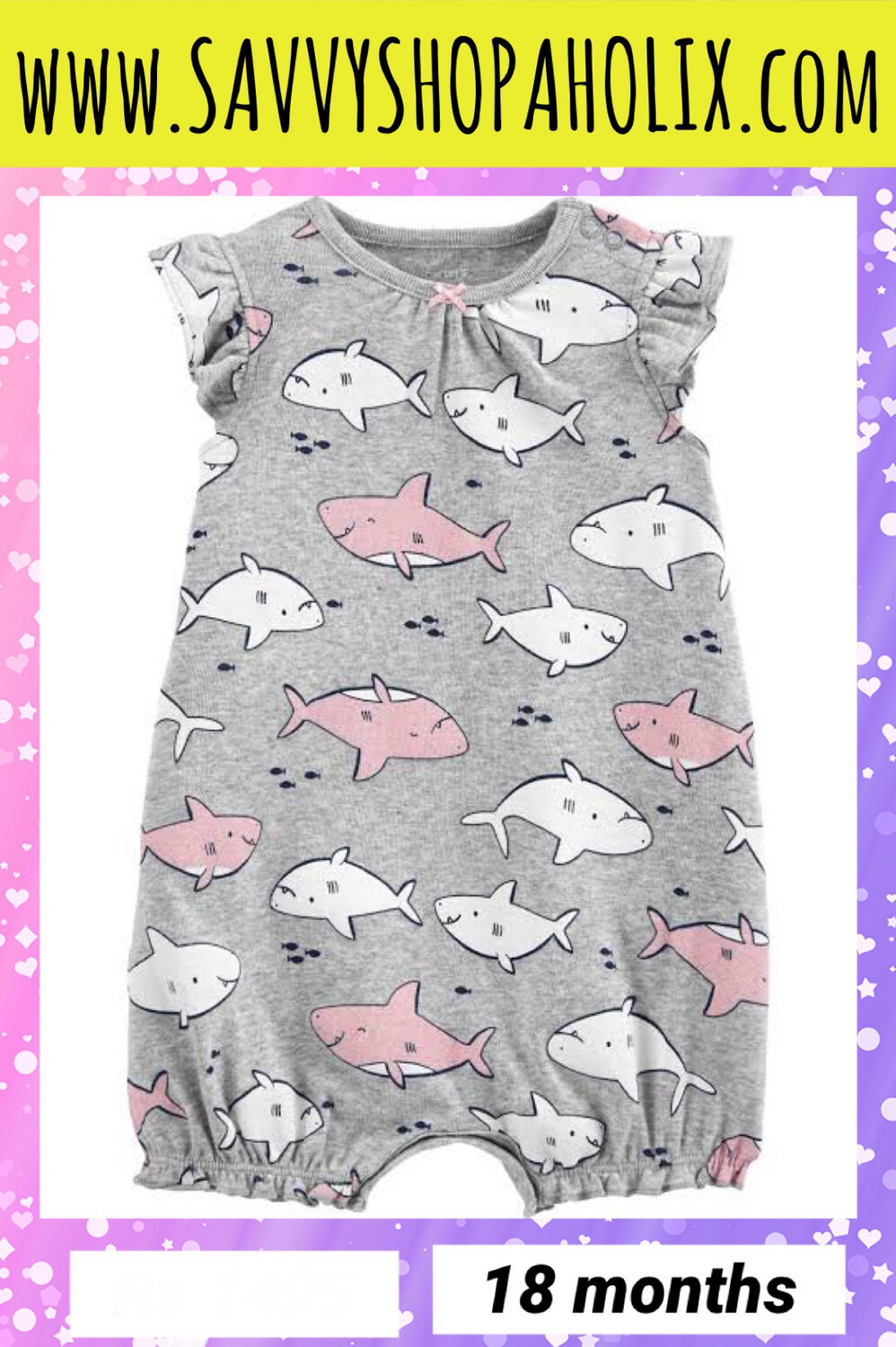 Whale Romper by Carter's