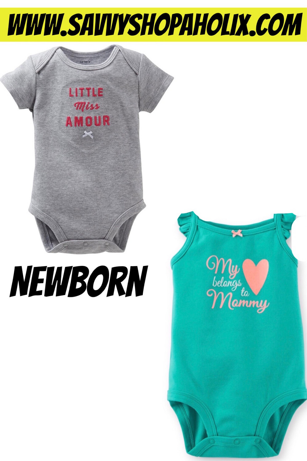 Carter’s 2pk Bodysuits