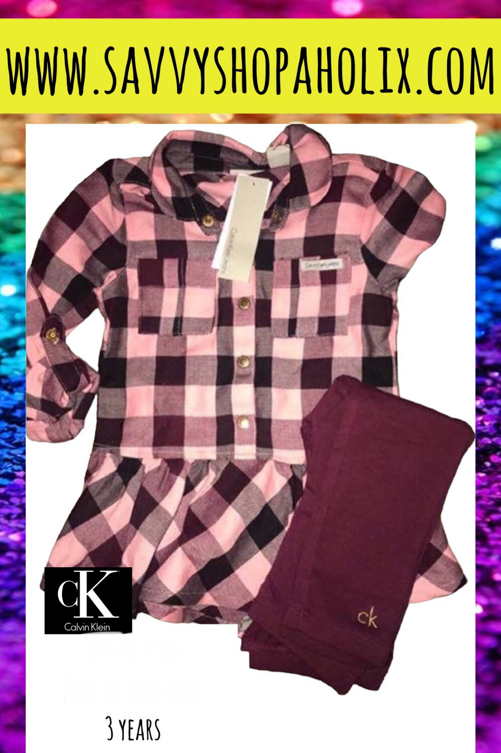 2pc Calvin Klein Girl’s Set 