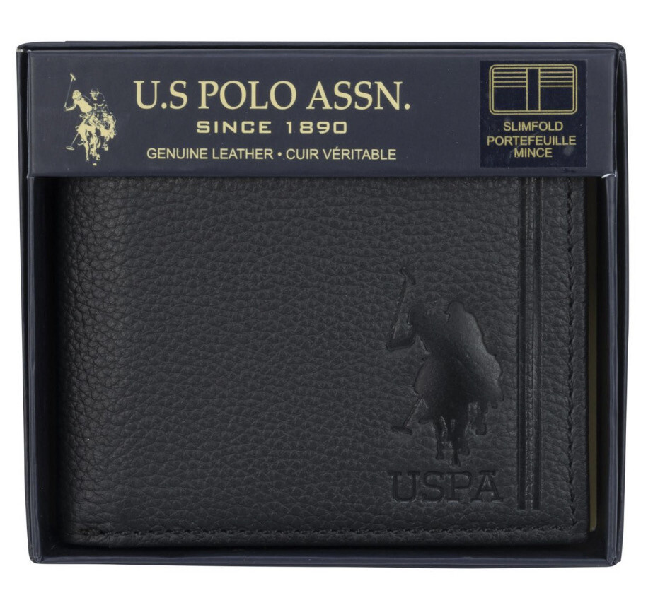 U.S. POLO ASSN. Genuine Leather Wallet