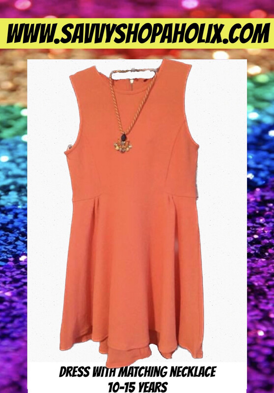 Girl’s Dress With Statement Necklace 10 Years