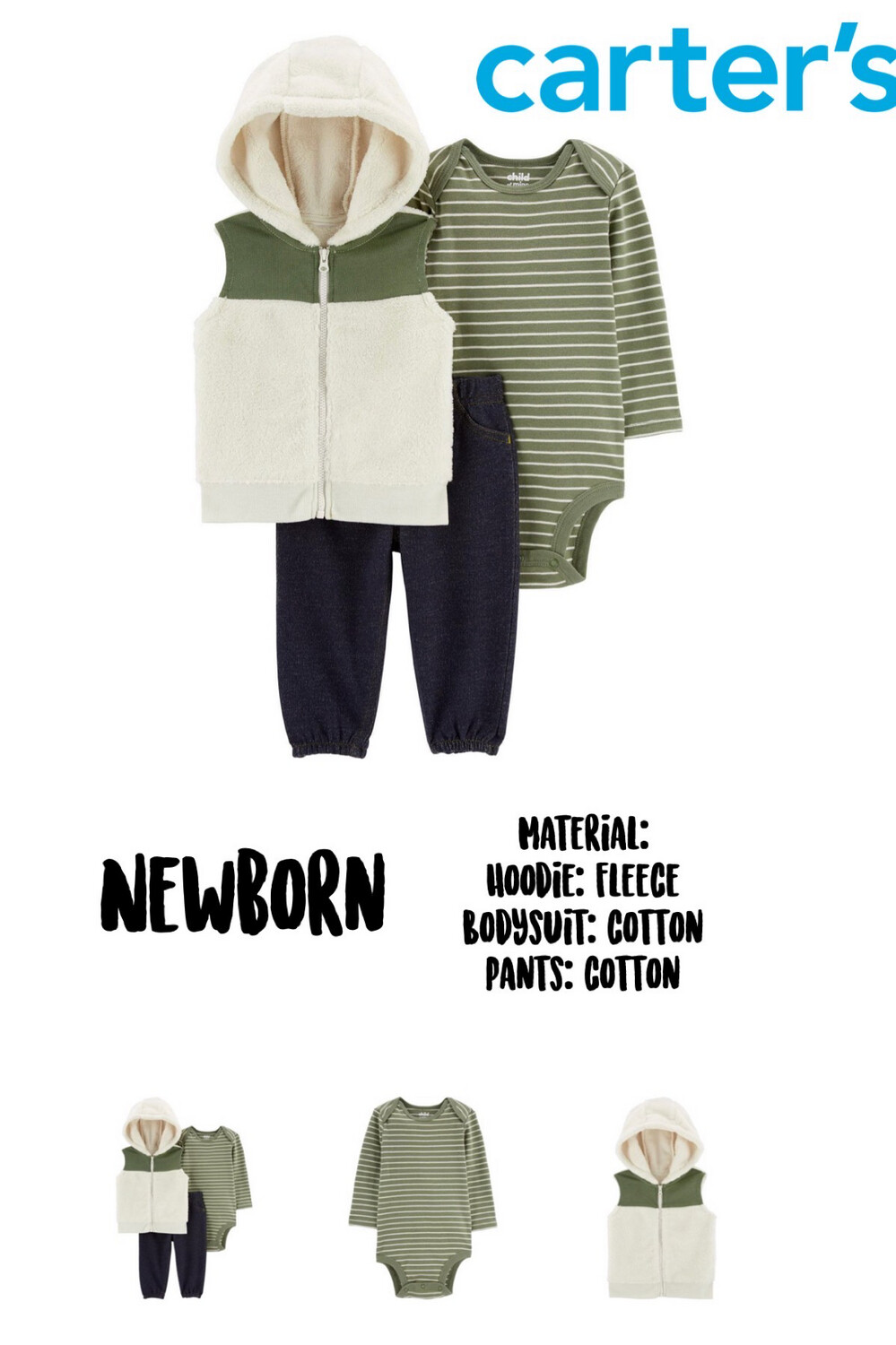 Carter’s Baby Boy 3pc Outfit