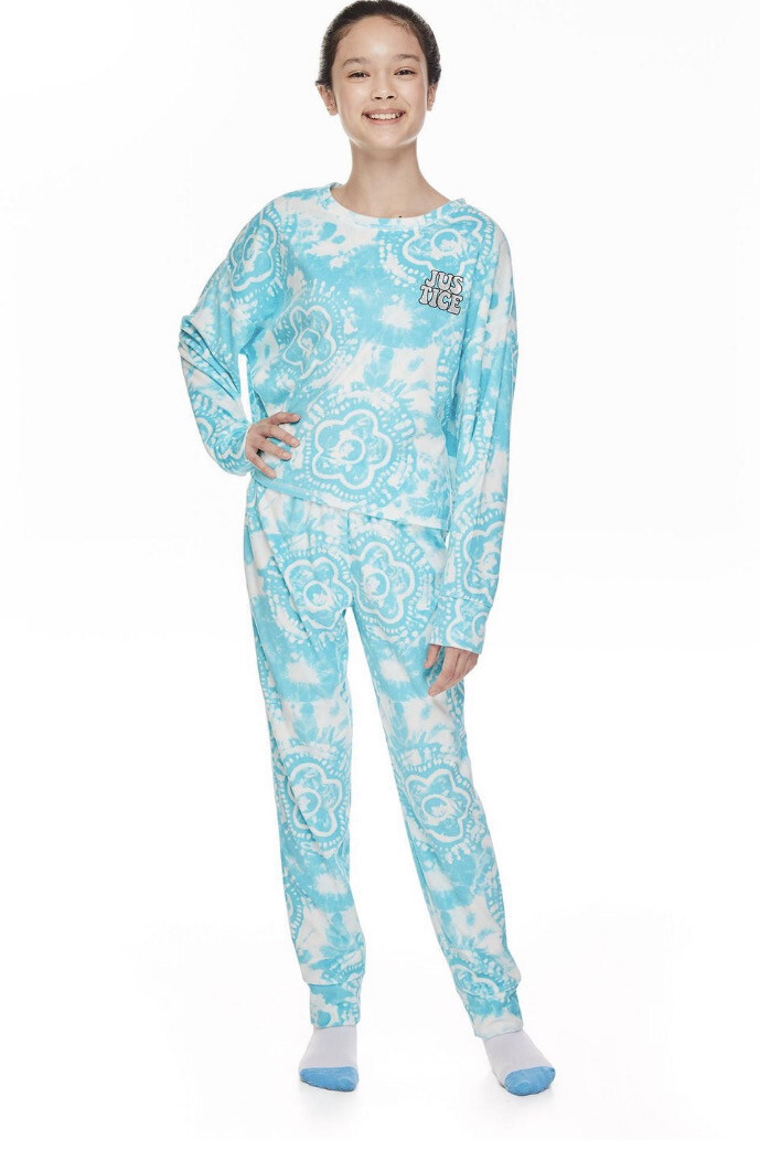 Fleece Night Suit-JUSTICE