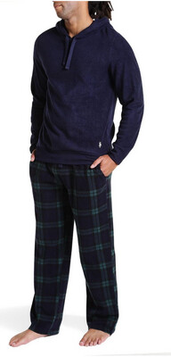 U.S. POLO ASSN. Men’s 2pc Fleece Hoodie &amp; Pyjamas Night Suit