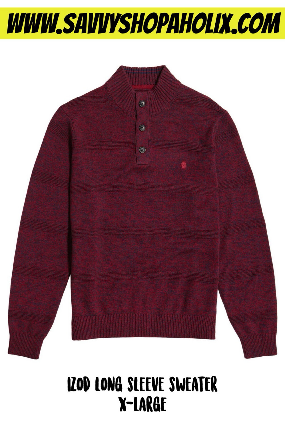 Izod Long Sleeve Sweater