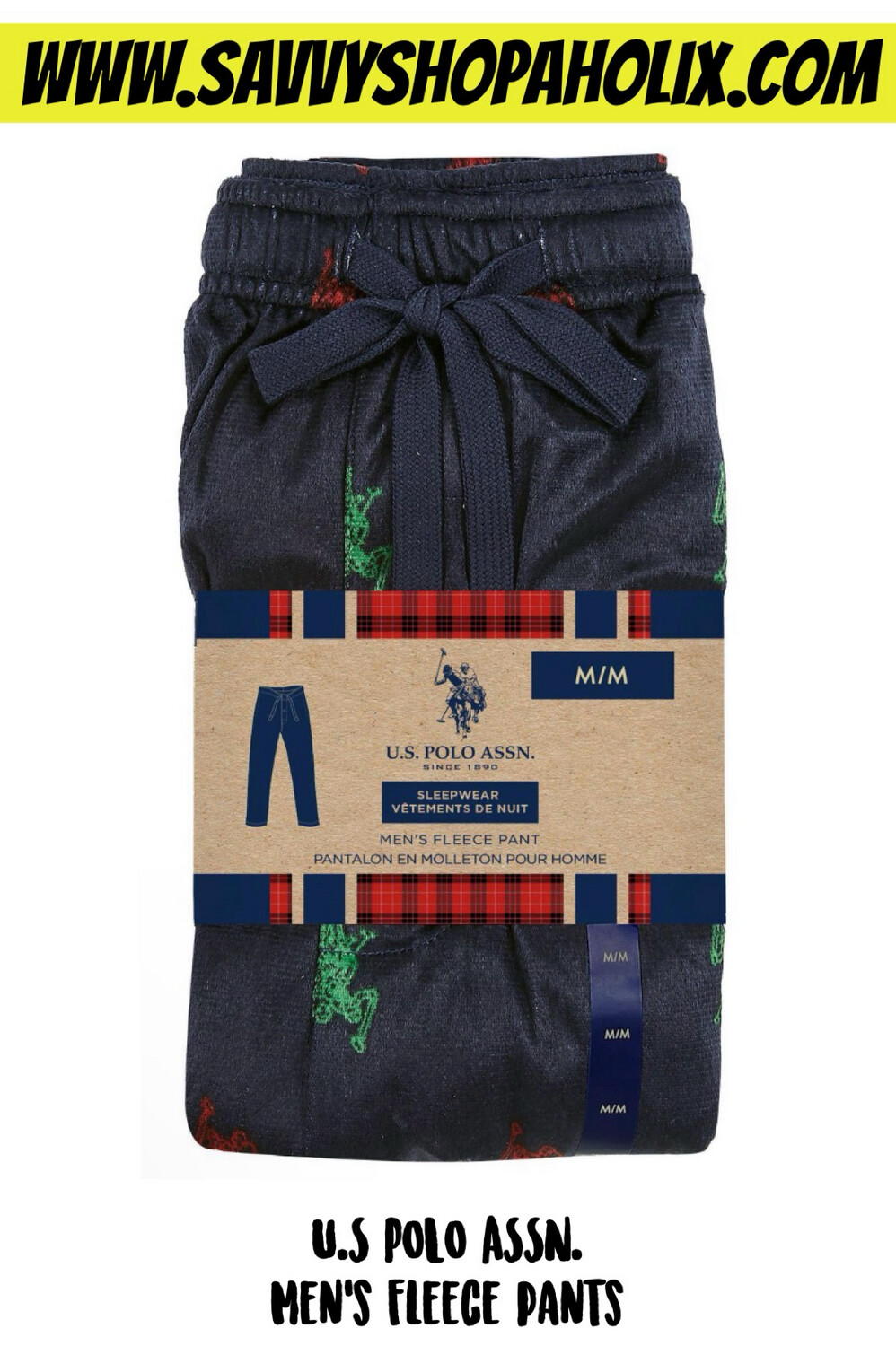 U.S. POLO ASSN. Men’s Fleece Pyjamas