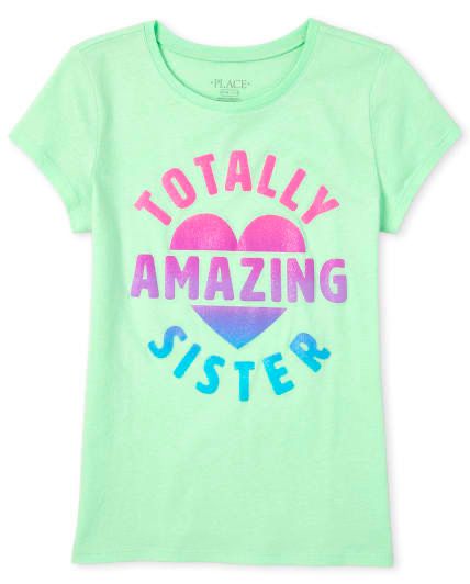 Totally Amazing Sister Tshirt By The Children’s Place