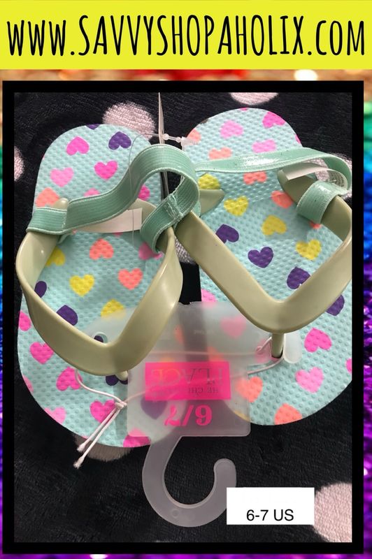 Baby Girl Heart Flip Flops By The Children’s Place